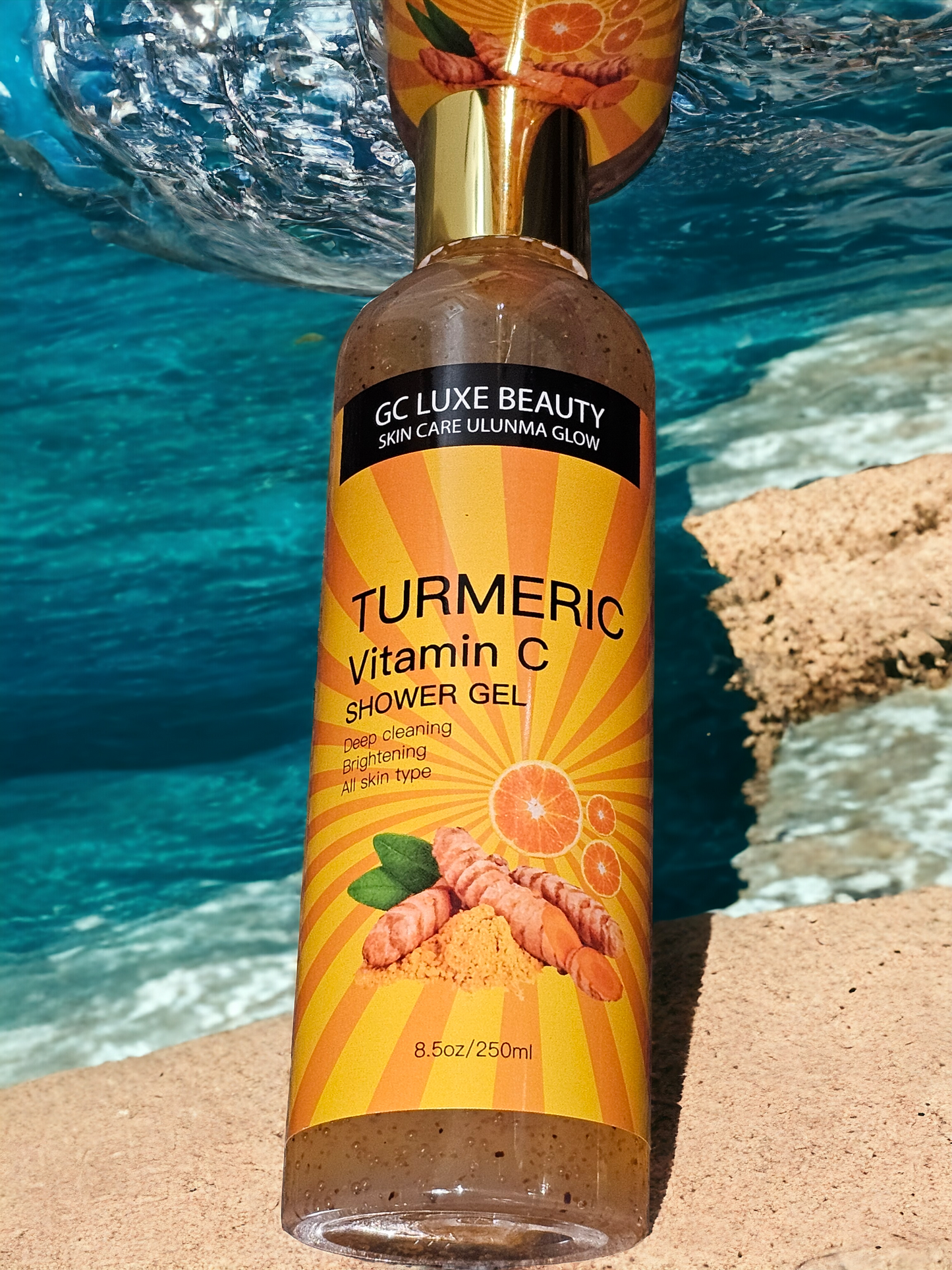 GC LUXE BEAUTY TURMERC VITAMIN C SHOWER GEL