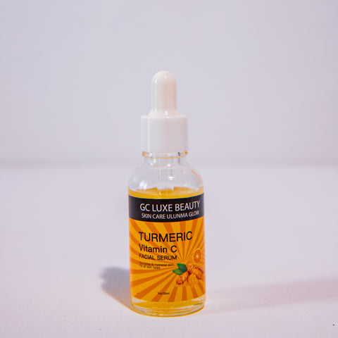 GC LUXE BEAUTY SKIN CARE ULUNMA GLOW TURMERC VITAMIN C FACE SERUM.