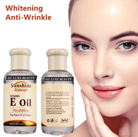 GC LUXE BEAUTY SUNSHINE NATURALS VITAMIN E OIL