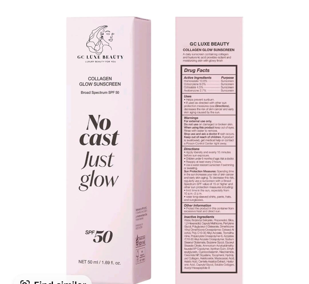 GC LUXE BEAUTY COLLAGEN GLOW SUNCREAM