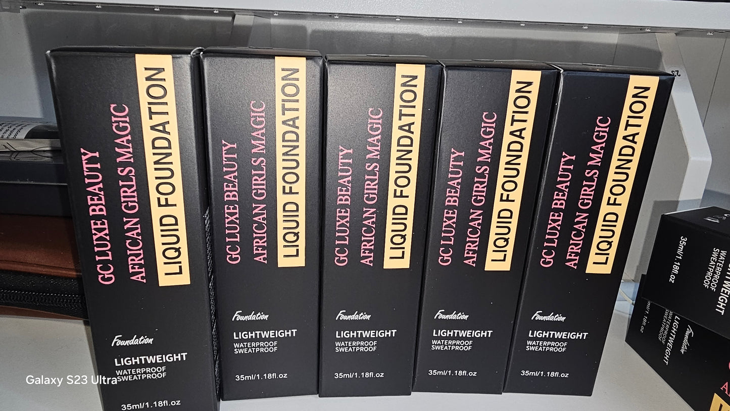 GC Luxe Beauty African Girls Magic Liquid Foundation #3
