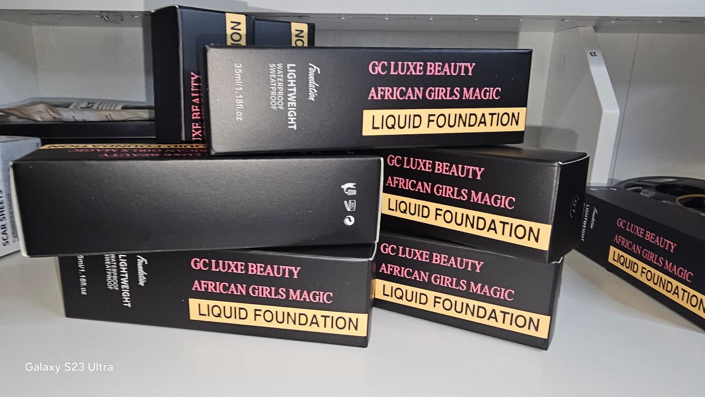 GC Luxe Beauty African Girls Magic Liquid Foundation #5