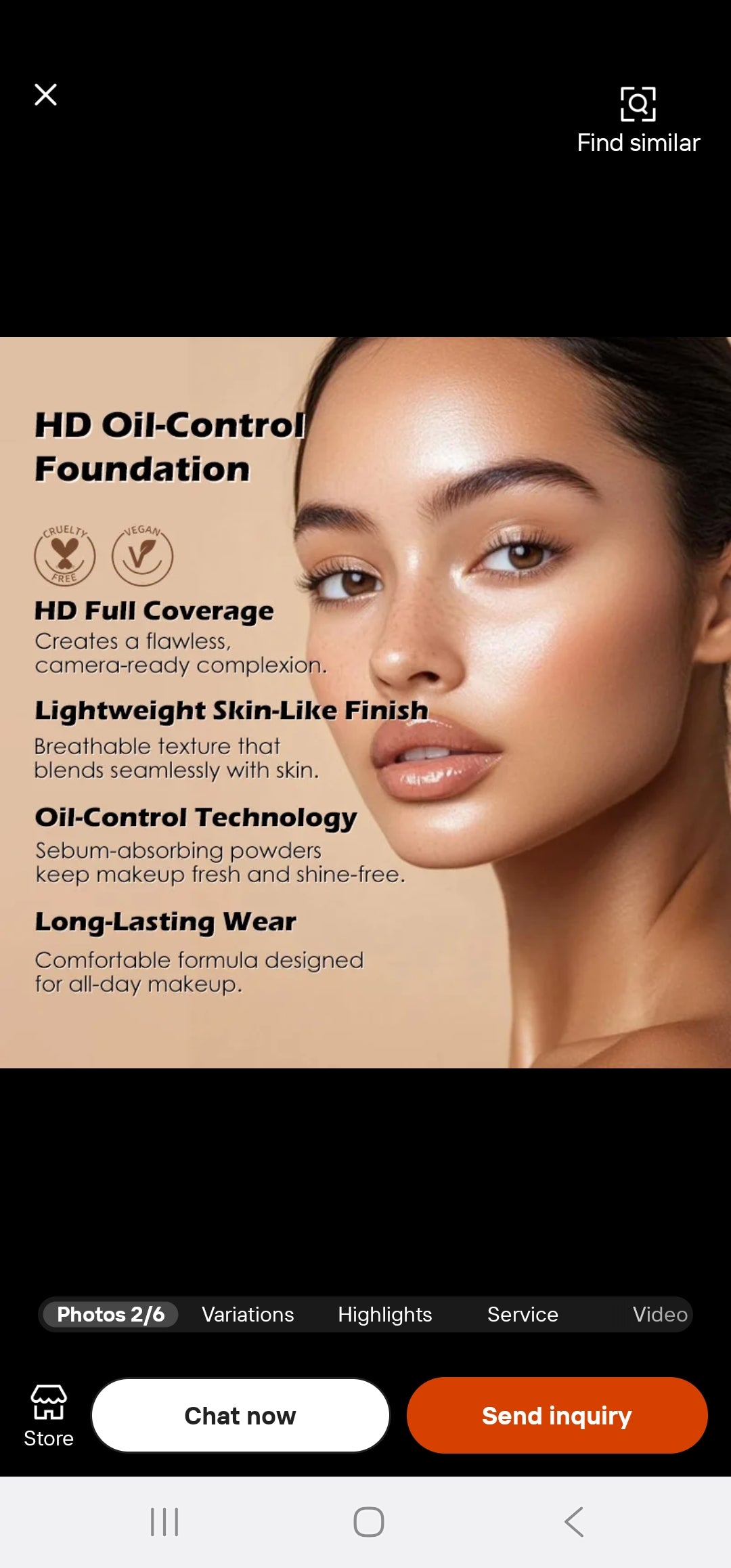 GC Luxe Beauty African Girls Magic Liquid Foundation #4