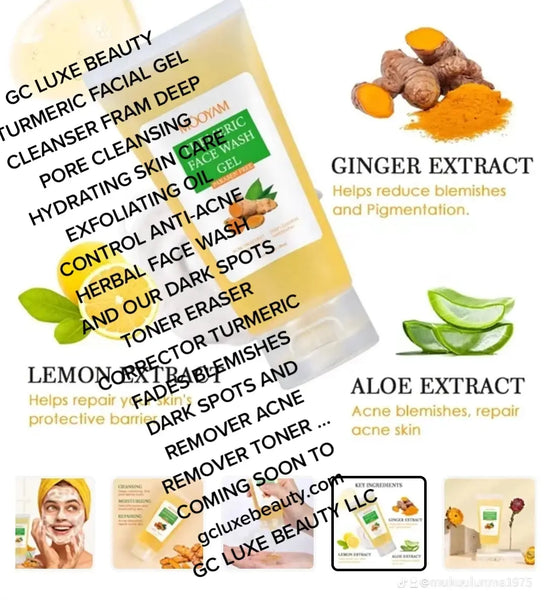 Turmeric Toner Dark Spot Eraser GC Luxe Beauty